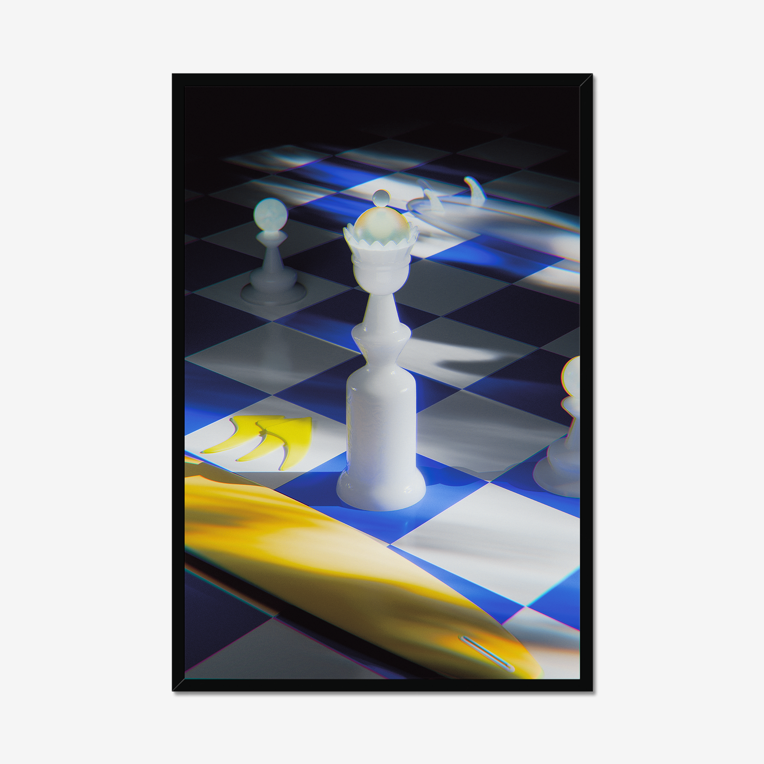 A Queen Rules The Board – Surf Art Print