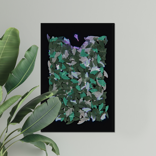 Fin Pool Still - Surf Art Print