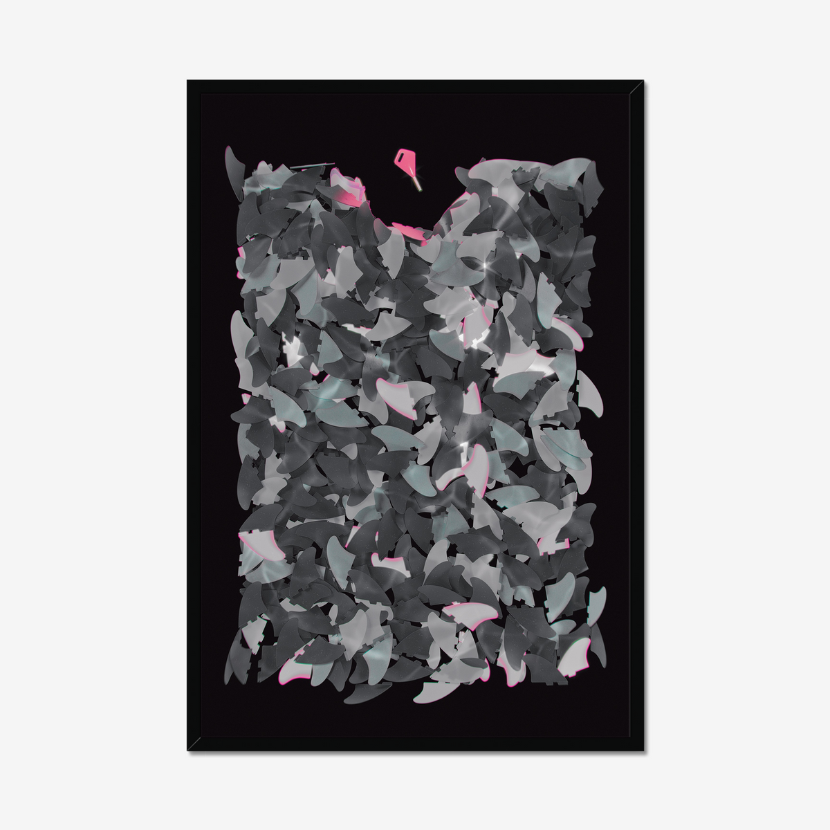 Fin Pool Still - Surf Art Print